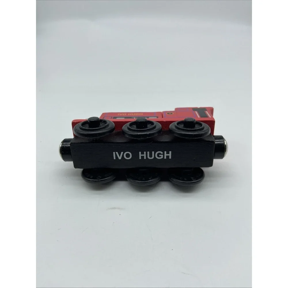 Thomas & Friends Wooden Railway Ivo Hugh Red Engine‎ Train 2003 Learning Curve